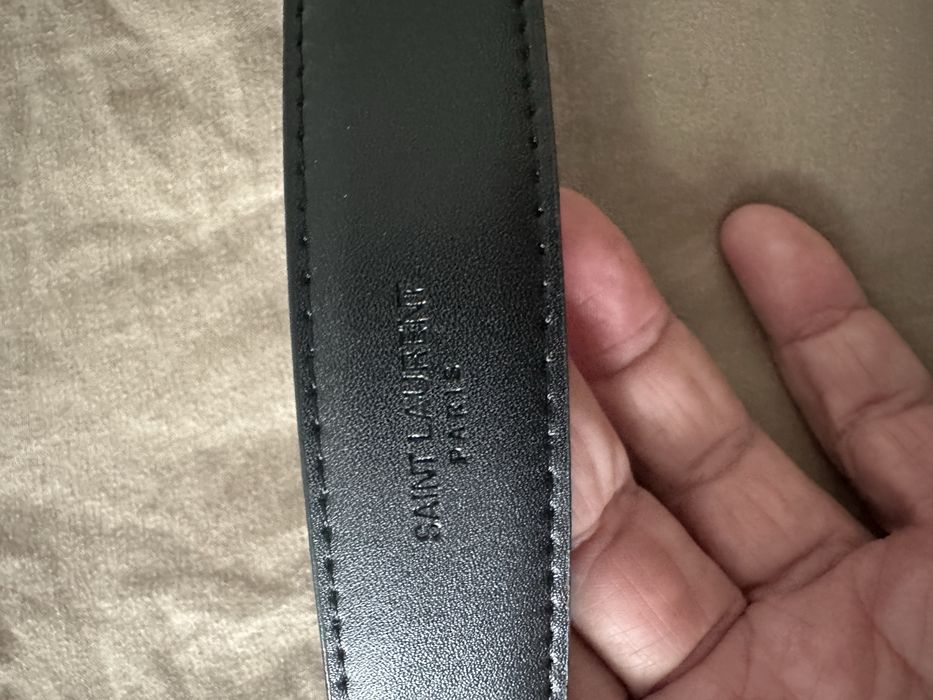 Saint Laurent cinto preto 110cm / 3cm largo
