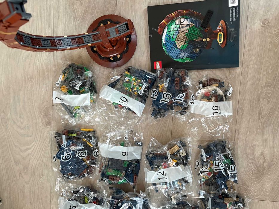 LEGO 21332 IDEAS The Globe – stan niemal nowy! komplet + box, RETIRED