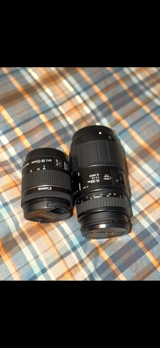 Canon 200D+ 2 lentes