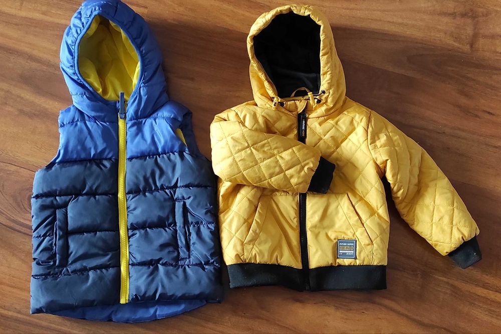 Kurtka+kamizelka 104 chłopiec