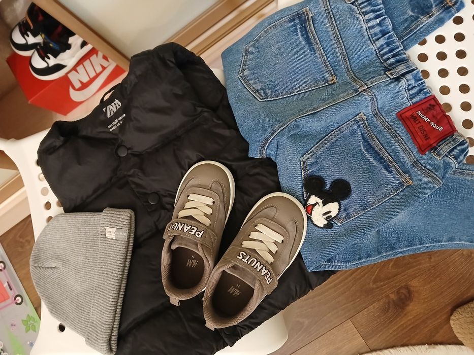 Джинси zara 98 mickey mouse