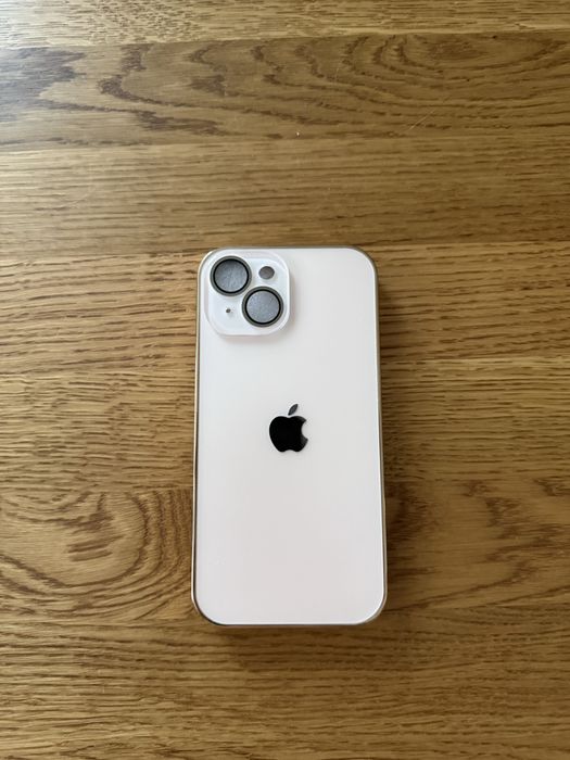 Etui iPhone 15 - kolor złoty / pudrowy róż / ecru - Nowe - Oryginalne