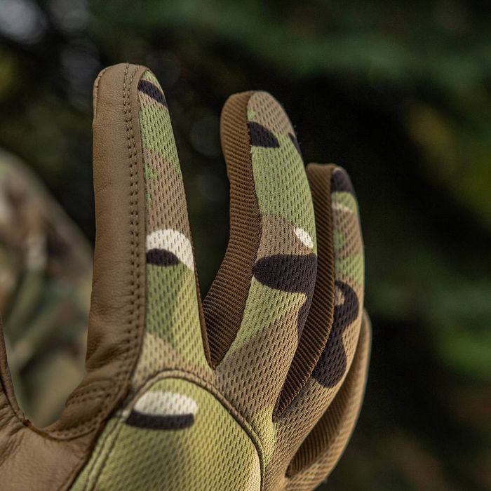 M-TAC рукавички SCOUT TACTICAL MK.2 шкіряні койот, мультикам