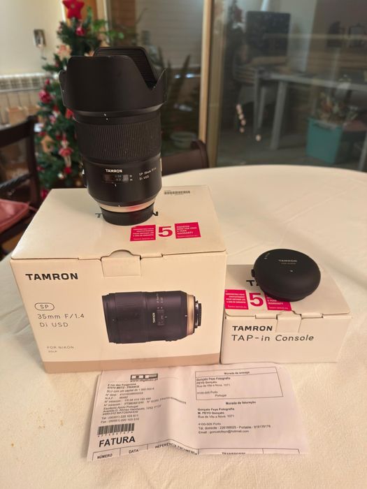 Tamron 35mm f/1.4 SP DI USD para Nikon + console (Revisão e firmware atualizado)
