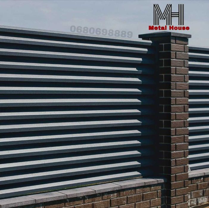 Паркан ранчо жалюзи огорожа ламели жалюзі забор доставка Дніпро