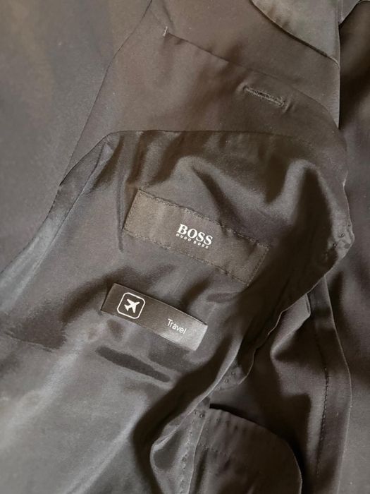 Костюм Hugo Boss Travel Stretch, оригінал, чорний, розмір 46 (S/M)