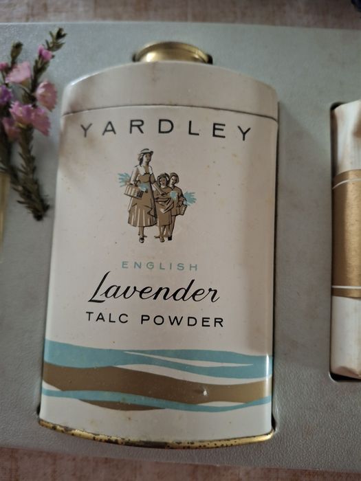 Yardley set muito antigo na caixa perfume perfumaria vintage