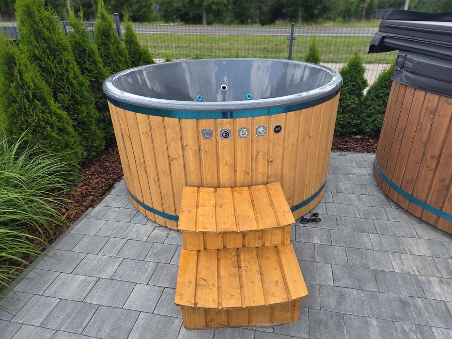 Balia ogrodowa, hot tub, jacuzzi ogrodowe, bania ruska, gorąca beczka 200 cm