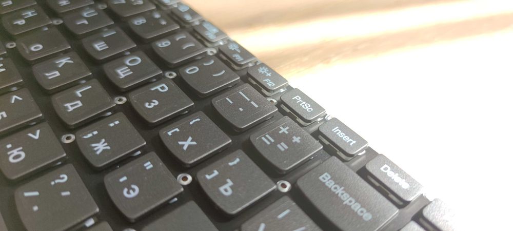 Клавіатура Lenovo IdeaPad 320-15 з підсвіткою (без фрейма)