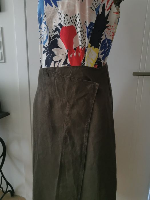 Lniana spódnica Massimo Dutti, rozm. L