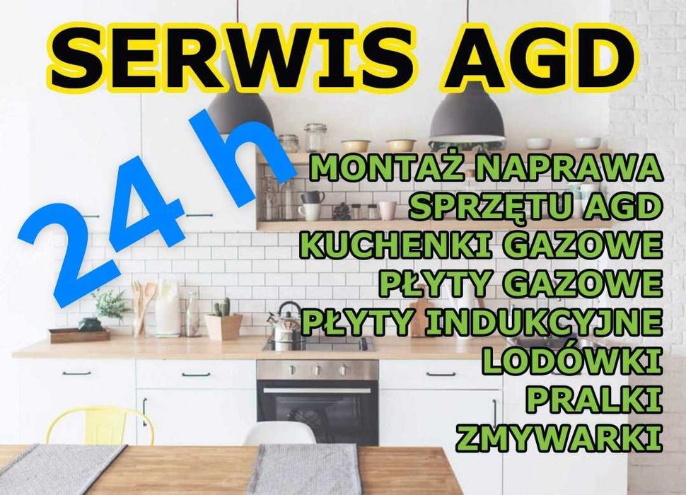 Serwis AGD, Gazownik, Elektryk. Naprawa pralek, lodówek, zmywarek.