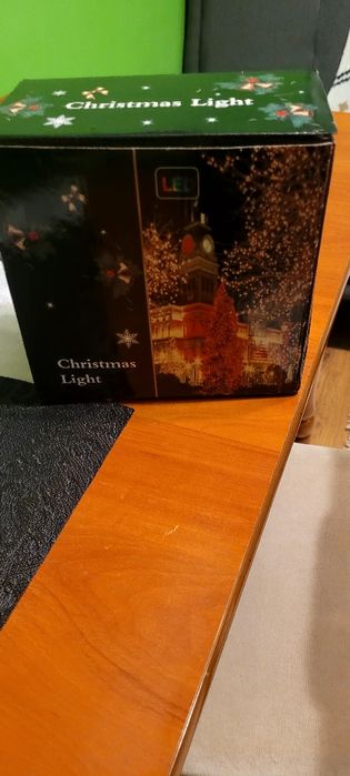 Lampki kurtyna świetlna z gwiazdkami LED