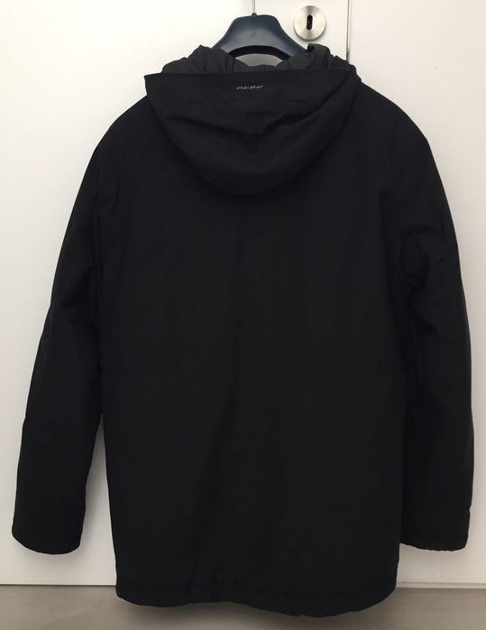 Parka de inverno com capuz azul escura Peak Performance (Hipe)