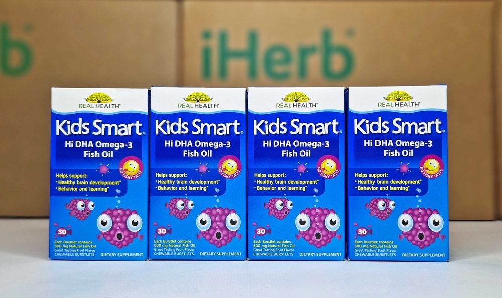 Риб'ячий жир омега-3 для дітей Kids Smart Hi DHA-Omega3 Fish Oil, 30шт