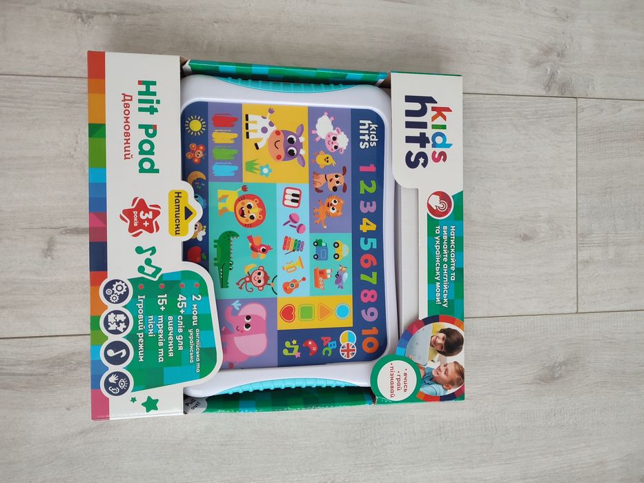 Розвиваюча іграшка Kids Hits Hit Pad двомовний (UA/EN), нова