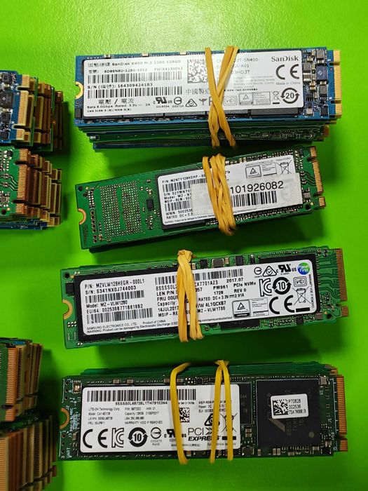 SSD M.2 NVMe та NGFF OEM 128Gb PCIe М.2 Sata 2280, 2240 ССД 120Гб
