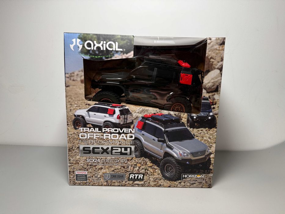 Axial SCX24 Lexus GX 470 1/24 4WD RTR Black радіокерована модель