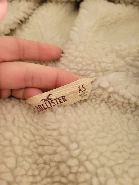 Casaco polar com capuz XS