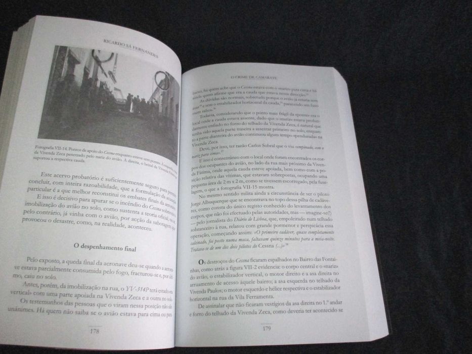 Livro O Crime de Camarate Ricardo Sá Fernandes