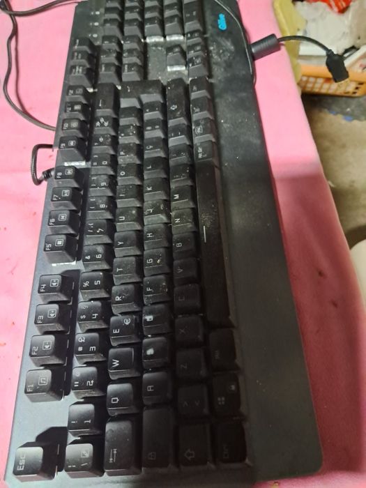 Teclado computador, com luz led