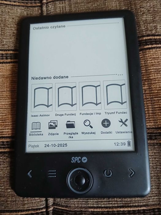 Czytnik E-Book SPC Dickens Light 2 czarny, 8 GB