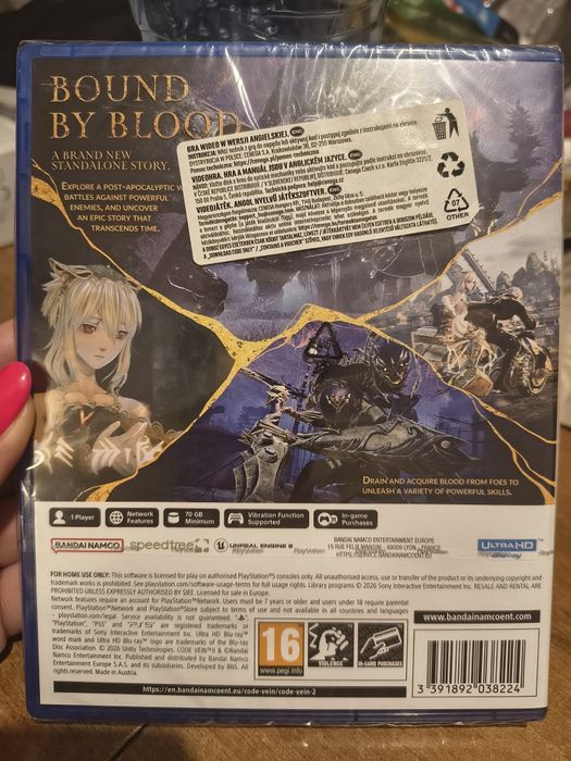 Gra PS5 Code Vein II nowa zafoliowana
