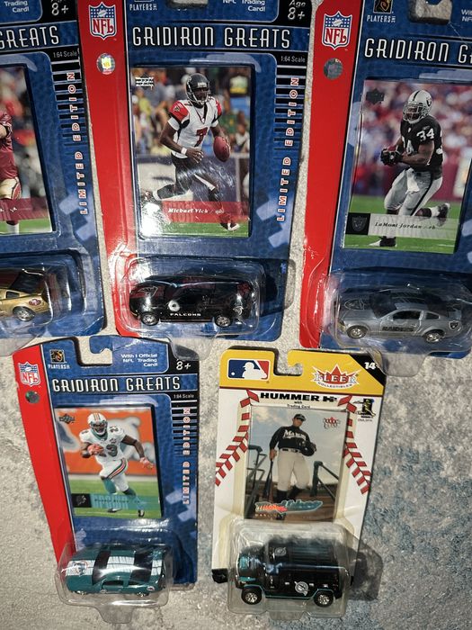 Колекційні машинки NFL / MLB GridIron Greats, Fleer (1:64)