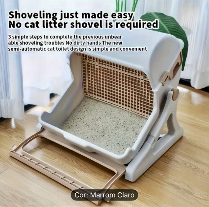 Caixa de areia para gato