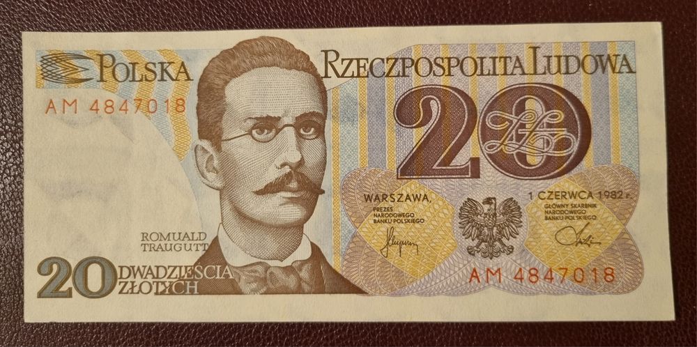 Banknot  PRL  20 zł