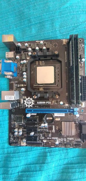 Motherboard MSI A68HM-P33 + CPU AMD A10-7700K