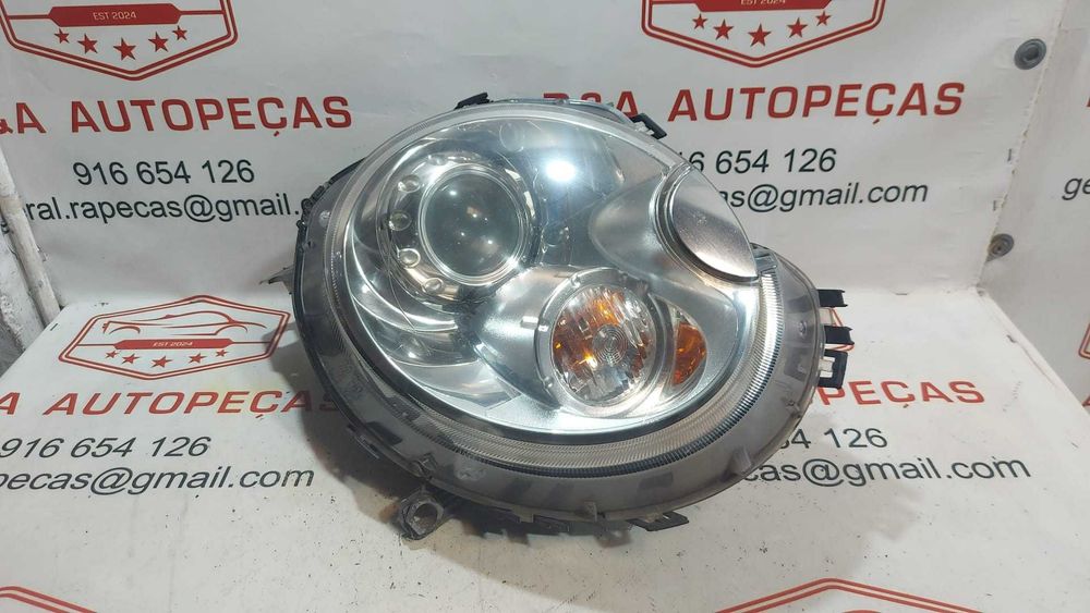 Ótica Esquerda Mini R56 Xénon Balastro Lava Faróis Original