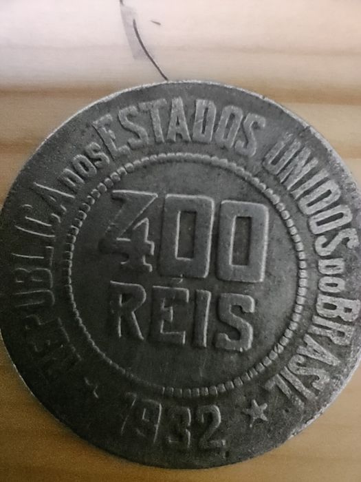 Moeda Brasil 400 reis de 1932