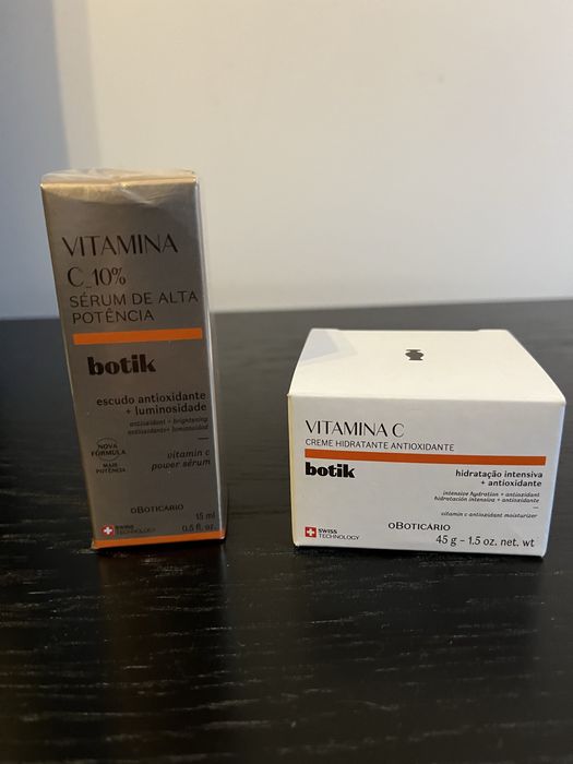 Serum Alta Potencia Vitamina C e Creme Facial