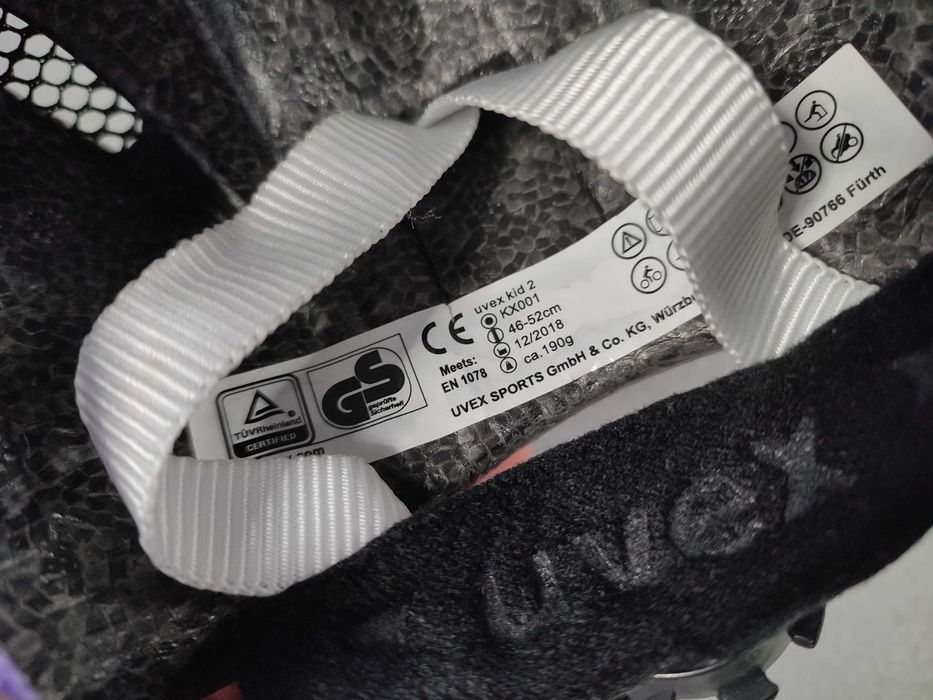 Детский велосипедный шлем UVEX kid 2, 46-52 см