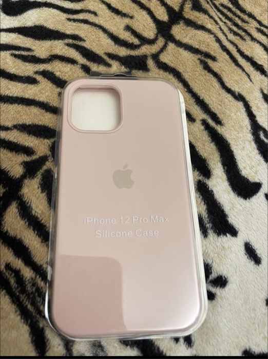 Iphone 12 pro max чехол бампер пудровый