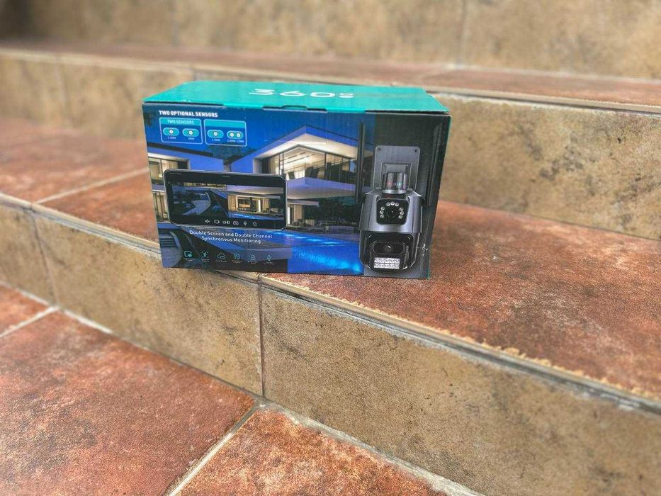 ‼️ Уличная камера wi-fi 4G удаленный просмотр 8Мп. Поддержка сим-карты