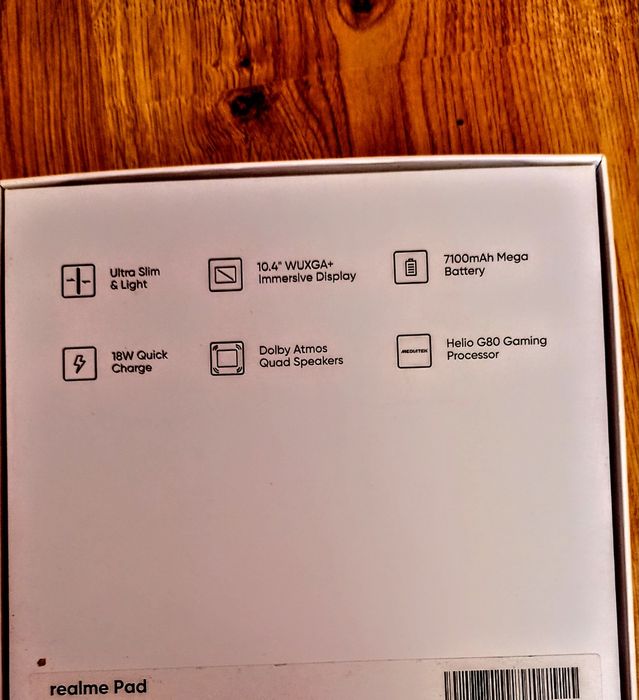 Realme Pad 6/128GB Wi-Fi  Металевий корпус | Ідеальний для навчання