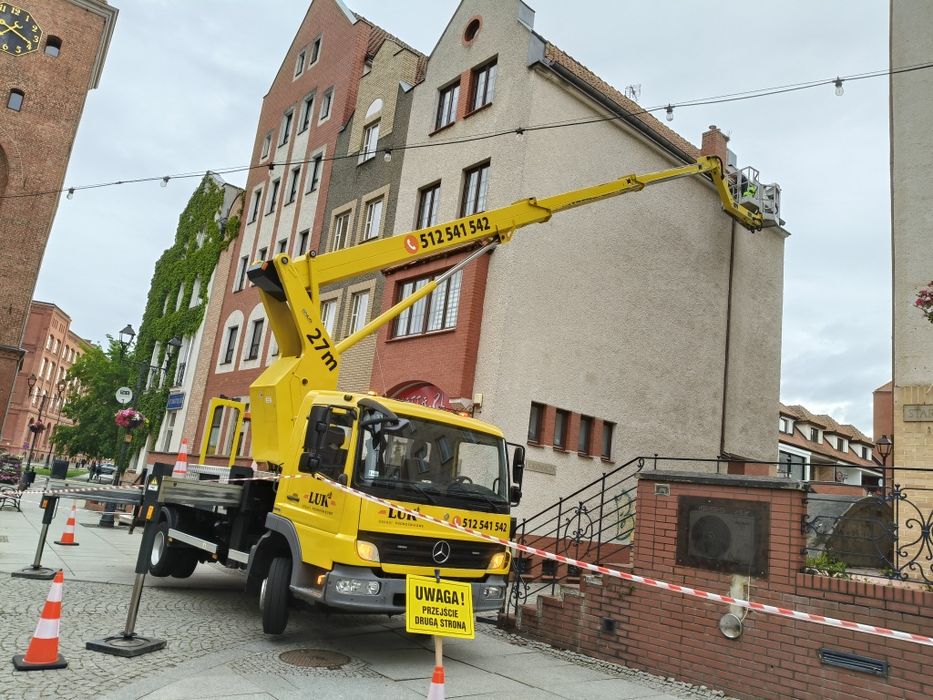 Zwyżka ,Podnośnik koszowy 27m ,Usługi Podnośnikowe, Mikoszewo, Stegna