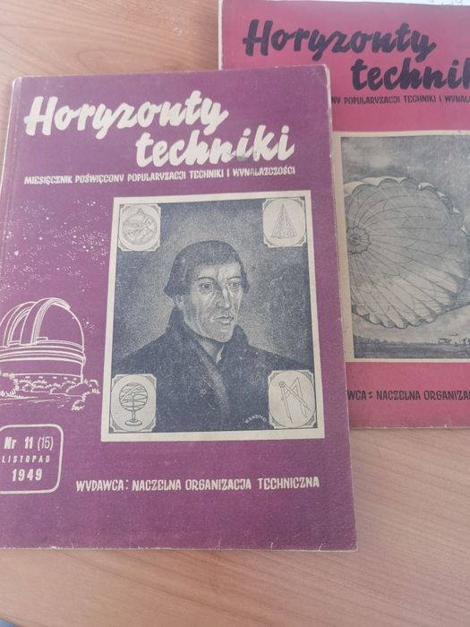 Miesięcznik horyzonty techniki 1949,1950,1955