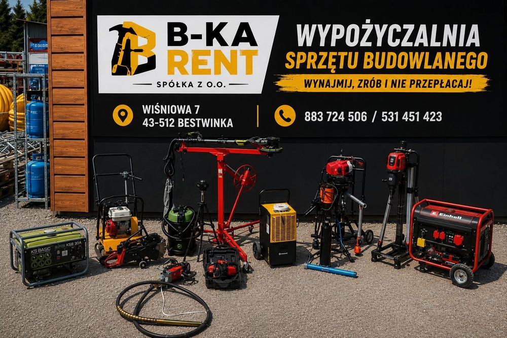 Zageszczarka 100 kg wynajem