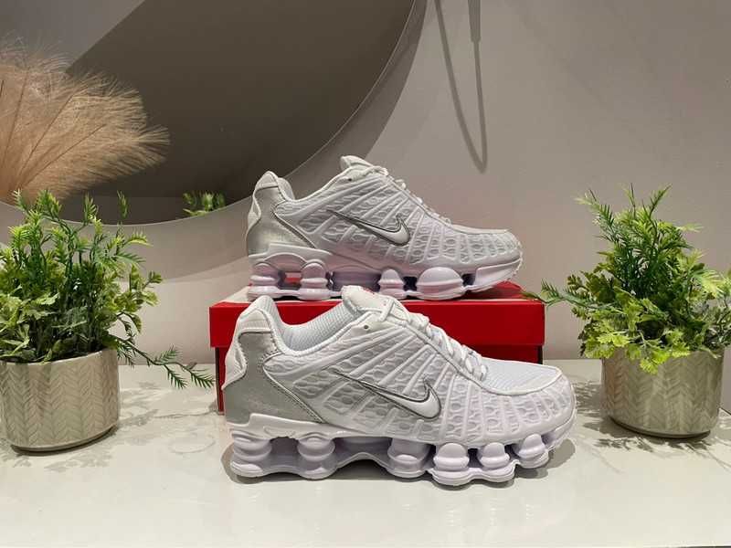 "Buty męskie Trampk Nike_Air_Shox_TL_White R.41