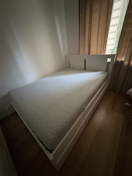 Lozko Ikea z szufladmai