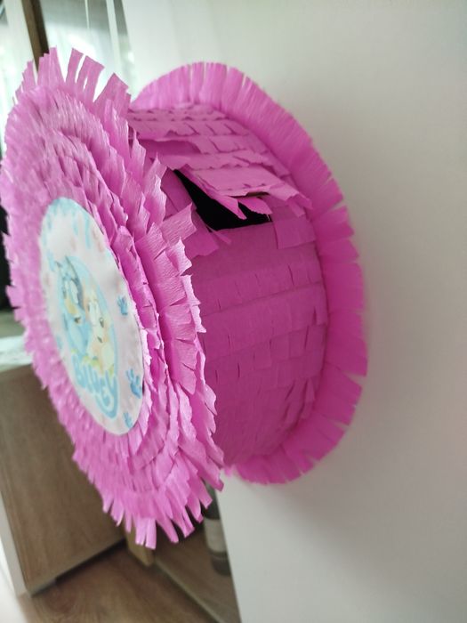 Piniata Bluey i Bingo różowa