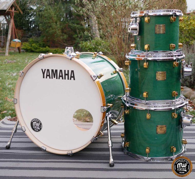‼️ Perkusja Yamaha Maple Custom 22”, 10”, 12", 14” Turquoise ‼️