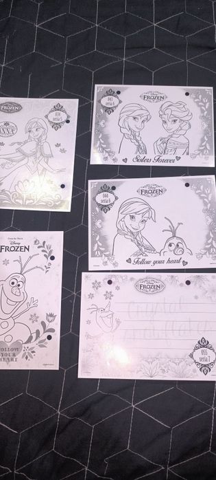 Karteczki do segregatora Olaf Elza Kraina lodu Frozen