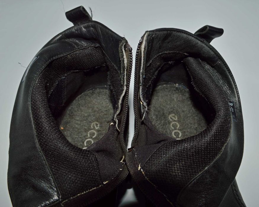 Шкіряні демічеревички ecco 37р