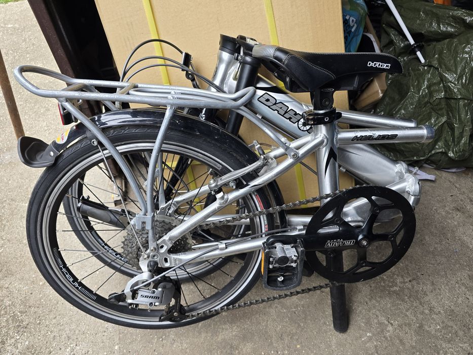 Dahon Helios USA – Lekki składak, koła Kinetix, 8 biegów napęd SRAM- RARYTAS ,oponki jak nowe