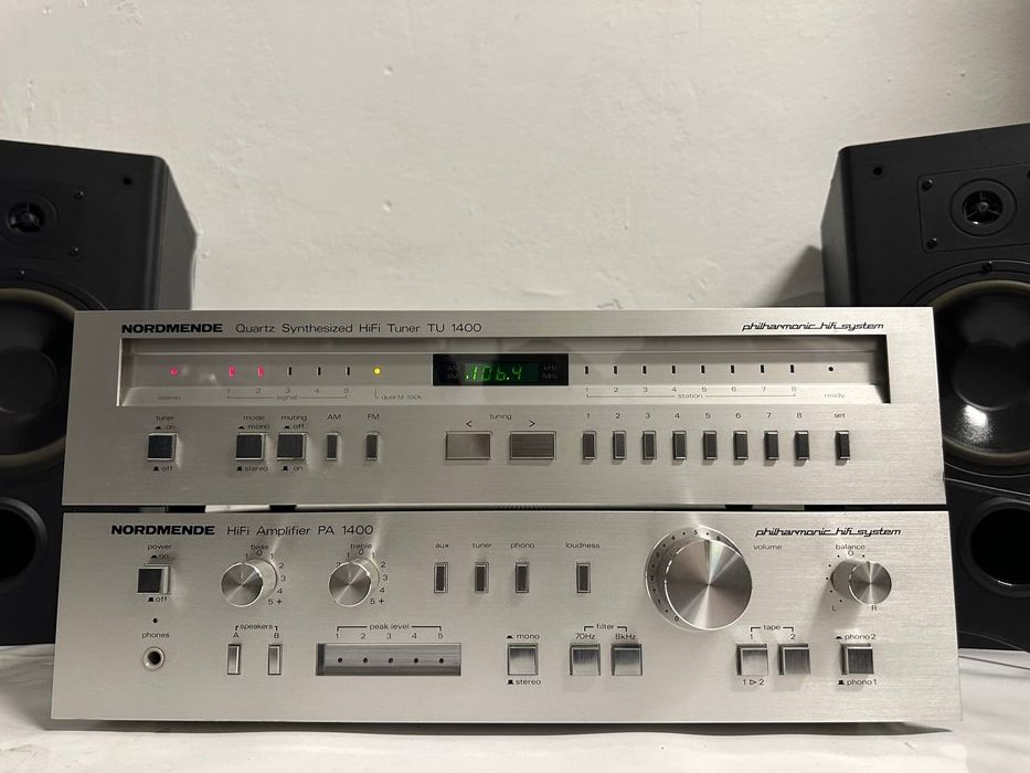 Hi-Fi Wzmacniacz stereo Nordmende PA-140, Tuner Nordmende TU-140