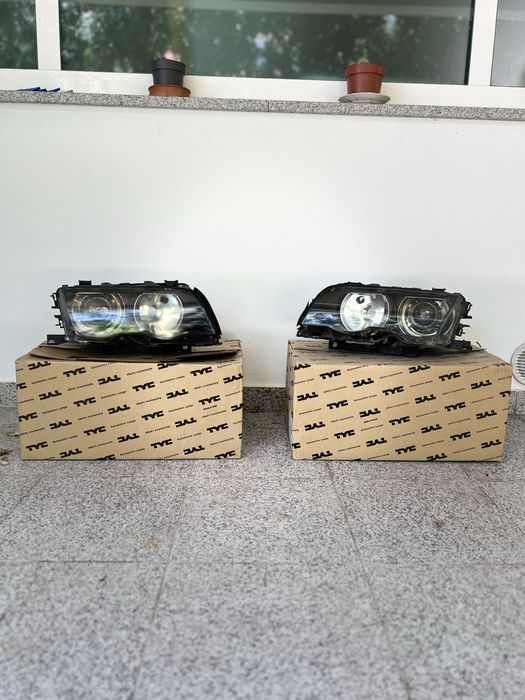 Kit Completo Xenon BMW E46 — Óticas Originais Bosch + Eletrónica