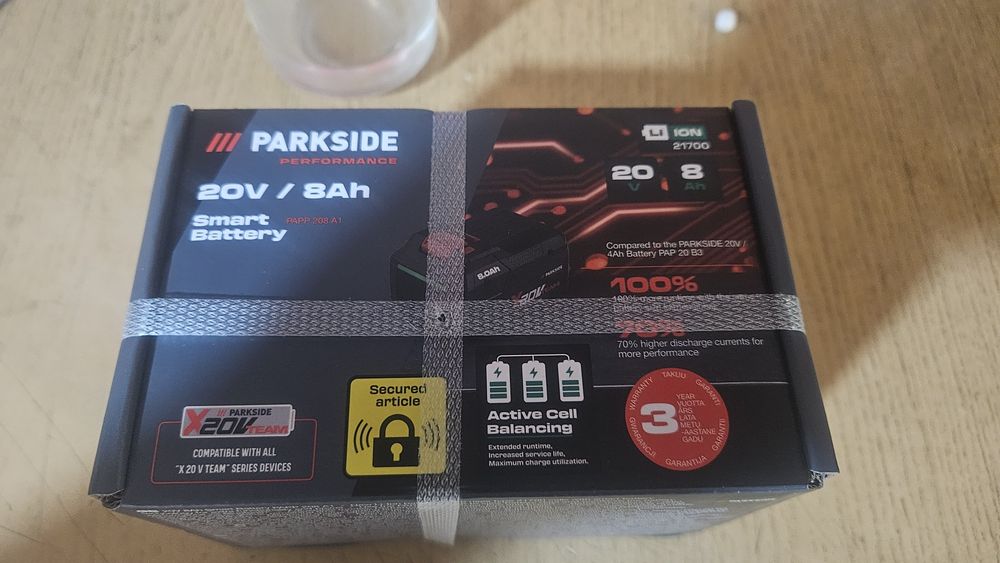 Bateria parkside 8ah nowa